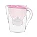 Water Filter Pitcher Purificatore d'acqua Cucina Filtro carbone attivato Kettle 2.8L Bollitore NET Bollitore for la casa Filtro 'acqua Drinkware Pitcher Filtri acqua (Color : Pink)
