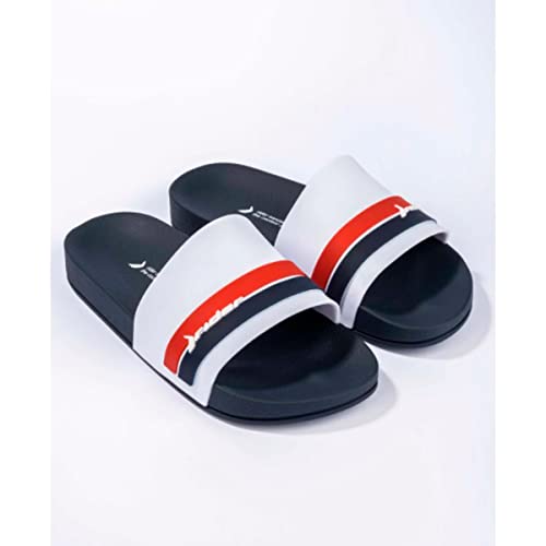 Chinelo Full 86 Slide, Rider, Meninos, Azul/Branco/Vermelho, 34