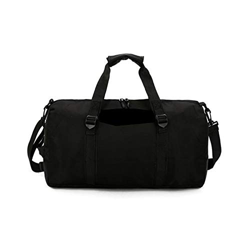 Preisvergleich Produktbild FREEDOL Gepäcktasche, Fitnesstasche Große Reisetasche Wasserdicht Wearable und langlebiges Gut Leicht und bequem geeignet für Geschäftsreisen, Fitness, Camping Seesack,Schwarz