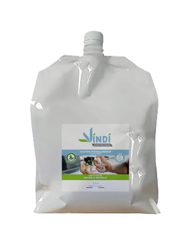 Désinfectant solution hydroalcoolique menthe poivrée Vindi 2,5L
