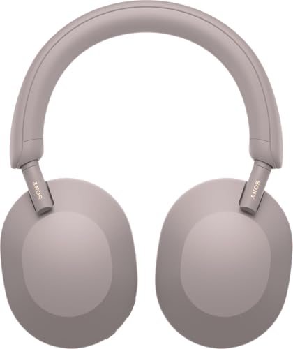 Image of Sony WH-1000XM5 Hard Case Premium Noise Cancelling Wireless Over-Ear Headphones, Bluetooth, Clear Call Quality, Hi-Res Audio, Up to 30hr Battery Life, Includes Hard Case, iOS & Android - Smoky Pink