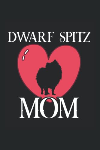  dwarf spitz mom: Ruled Notebook cane Diario Idea regalo Spitz in miniatura