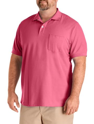 Harbor Bay Pocket Piqué Polo Shirt - Tallas XL - 8XLT | DXL - Diseñado Exclusivamente para Hombres Grandes y Altos
