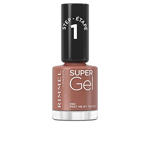 Rimmel London Super Gel, Esmalte de uñas, 094 Meet Me By The Bay, 12 ml