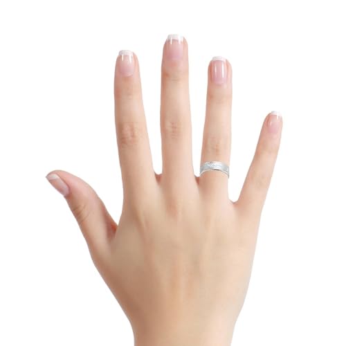 My Daily Styles Stainless Steel Silver-Tone Hebrew Prayer Sh'ma Shema Israel Ring Band by My Daily Styles - Used condition - Image 3