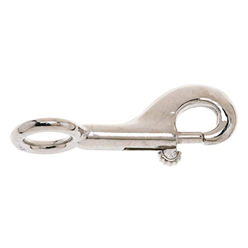 Campbell Chain 5/8 in. Dia. x 3-3/8 in. L Nickel-Plated Zinc Bolt Snap 90 lb. - Total Qty: 10