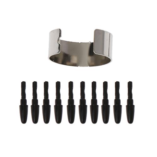 Preisvergleich Produktbild ATATMOUNT 10-teilige batterielose Passivstift-Ersatzstiftspitzen Stiftspitzen für XP-Stift HUION H640P VEIKK A30 A50