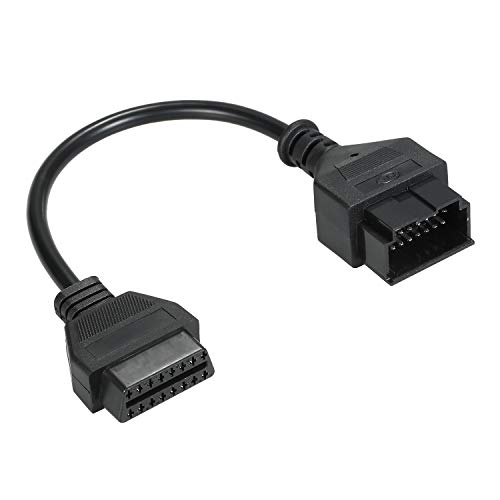 OBD-II 20pin a 16pin Adaptador de Diagnóstico Conversor de Substituição do Cabo de Extensão para Kia