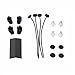 16 Inch Electric Radiator Cooling Fan Mounting Kit & 175-185 Degree Thermostat Relay Switch Kit Black