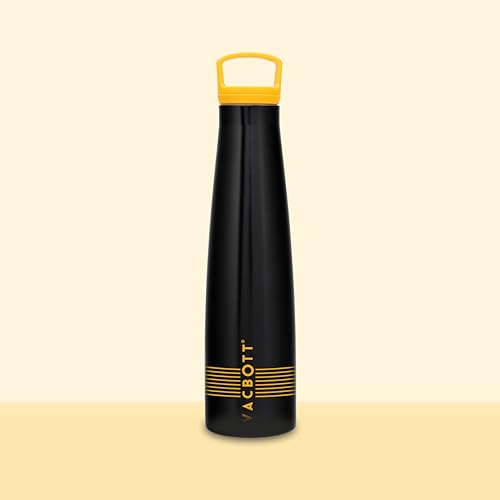 Image of Clay Craft Vacbott Sleeko Lines Double Walled|18 Hours Hot and 24 Hours Cold Vacuum Insulated Flask 650ml, 1 Pcs, Steel Water Bottle for Office|Travelling|BPA-Free|BIS Certified|1Year Limited Warranty