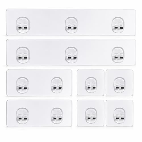 8 Pcs Adhesive Shower Caddy Hooks