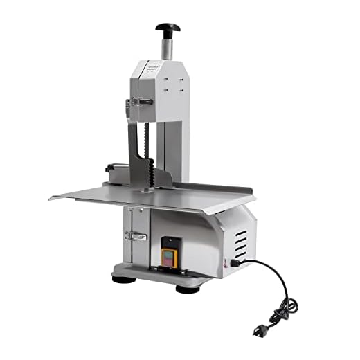 Meat Bone Sawing Machine, 1500W 110V Commercial Electric Frozen Meat Fish Steak Cutting Machine with Waterproof Safety Device