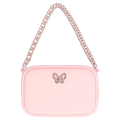 Natudeco Calentador Manos eléctrico Forma Bolso 45-55 ℃ Bolsa calefacción Doble Cara Calentador Bolsos 2 en 1 Banco energía Herramienta Calentamiento USB Mujeres Compras(Rosa) Cover