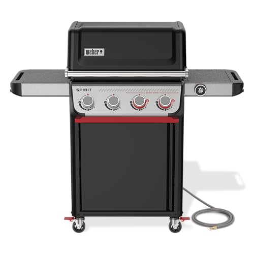 Image of Weber Spirit EX‑425C Smart Gas Grill (Natural Gas) for Outdoor Cooking, 4 Burners with 2 Boost Burners - Wi‑Fi Enabled Grill, Porcelain-Enameled Cast-Iron Grates, Sear Zone & Weber Connect