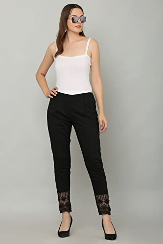 Image of Generic Women Regular Cotton Blend Pants