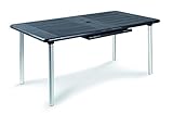 Best Ausziehtisch Tavolo silber anthrazit