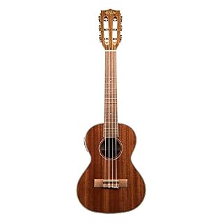 Kala KA-6E Ukulélé ténor électrifié 6 cordes en acajou brillant - Les Beatles, Paul McCartney, John Lennon, RIngo Starr, George Harrison Kala KA-6E Ukulélé ténor électrifié 6 cordes en acajou brillant – Image 3