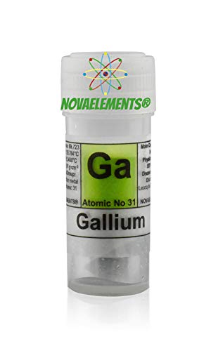 Gallium metal for collecting elements, Gallium metal, Gallium element, Gallium for experiments, Gaul Spoon experiment, Gaul 20 grams 99.997% with label