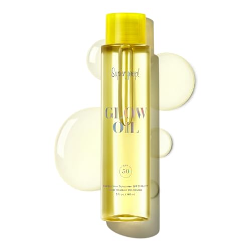 Supergoop! Glow Oil - 5 fl oz - SPF 50 PA++++ Vitamin E Body Oil + Broad Spectrum Sunscreen...
