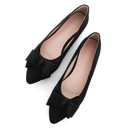 Image of SAILING LU Women's Bow-Knot Pointed Toe Ballet Flats
