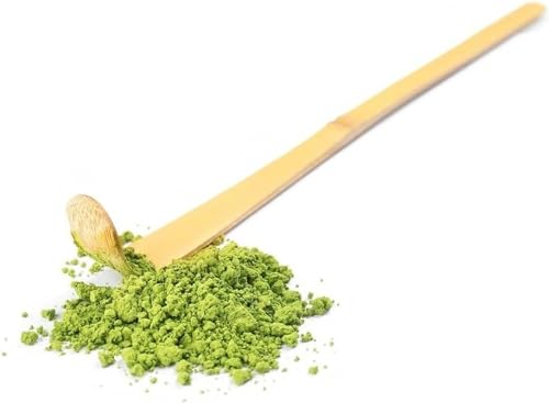 1Pc Brown Bamboo Matcha Scoop Japanese Chashaku Hooked Green Tea Spoon for Tea Ceremony 18cm, Tea Scoops, Coffee, Tea and Espresso
