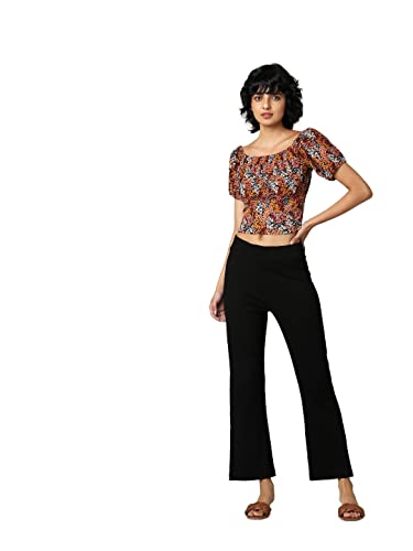 Image of ONLY Women's Polyester Printed Regular Fit T-Shirt
