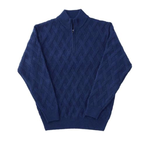 Men's Textured Basket Weave 1/4 Zip Sweater - Product Details