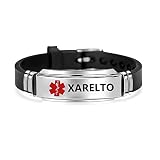 DWJSu Men's ID Black Medical Bracelet Allergy Silicone Engraved Electronic Women Trendy Stylish Medi