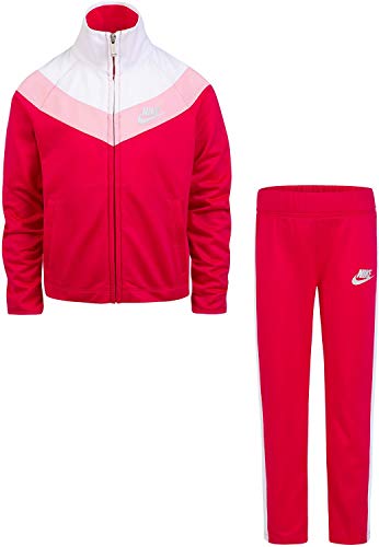Nike Little Girls` Therma-Fit Full Zip Hoodie & Jogging Pants 2 Piece Set