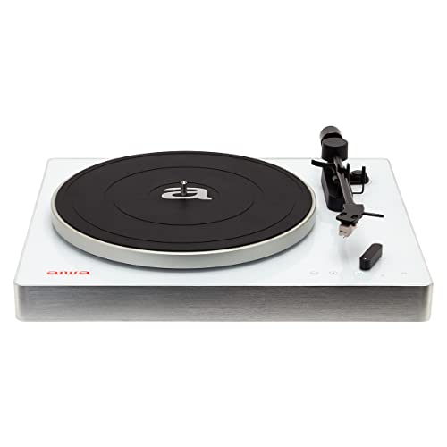 Aiwa APX-680BT : Tourne-Disque Bluetooth, 2 Vitesses 33/45 TR/Min, Capsule en Aluminium magnétique, Bras équilibré. Couleur : Blanc - Les Beatles, Paul McCartney, John Lennon, RIngo Starr, George Harrison Aiwa APX-680BT : Tourne-Disque Bluetooth, 2 Vitesses 33/45 TR/Min, Capsule en Aluminium magnétique, Bras équilibré. Couleur : Blanc – Image 3