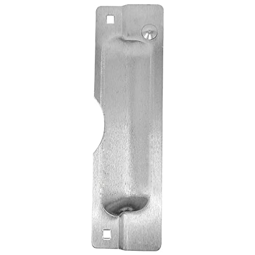 Miniatura 4 de Latch Gard LG110Z - Placa de protección para puerta de 3 x 11 pulgadas para puertas batientes con cerraduras cilíndricas, calibre 12, acabado