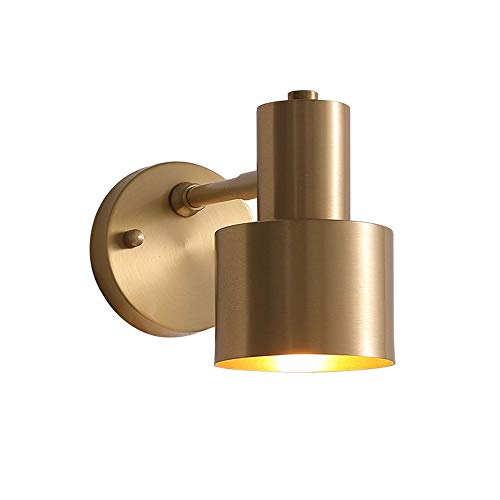 Miroir de courtoisie applique murale rétro Edison E14 en fer pour loft sombre