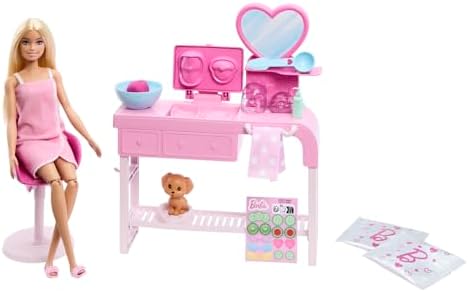 Barbie Fashion & Beauty Conjunto de Brinquedo Dia de Spa para cri...