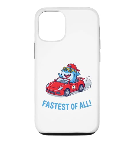 Fastest Of All Kids ���킢���T���̃��[�X�J�[�f�U�C�� �j�̎q�p �X�}�z�P�[�X iPhone 12/12 Pro �p