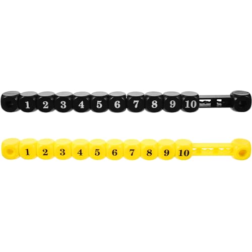 GANAZONO Foosball Score Counter, 2pcs Game Room Standard Soccer Scoreboard Accessory Universal Score Keeper for Custom Shuffleboard Air Hockey Table Easy Install Game Table Replacement Part