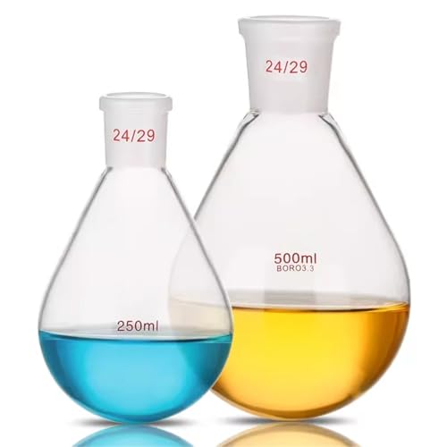 Flacon de réception en verre de haute qualité avec fond rond 250ml