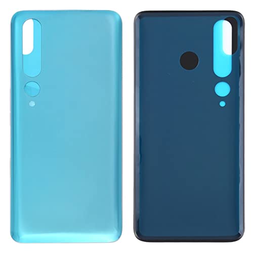 (KIT) Cubierta de batería + adhesivo de doble cara compatible con Xiaomi Mi 10 5G / M2001J2G de cristal trasero trasero carcasa + adhesivo (rosa) Cover