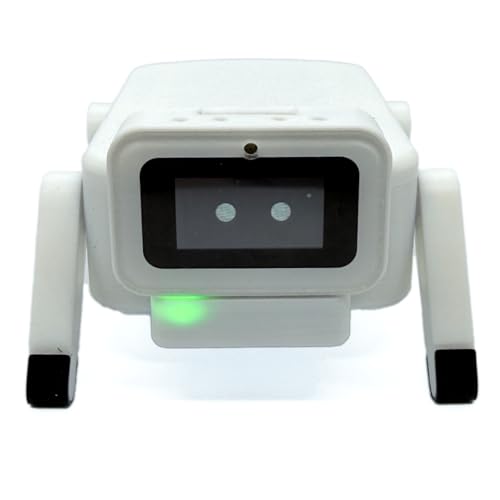 Frisland Shao Chea AI Robot Pet,Voice Control Robot Puppy,Man-Machine Mutual Communication and Companionship,3D Printing Products Pets,Shaochea Interlligent Interactive Robot(White)