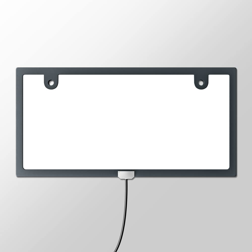 Amazon | Yalufa 字光式 LED ナンバープレート LED 字光式 電光式