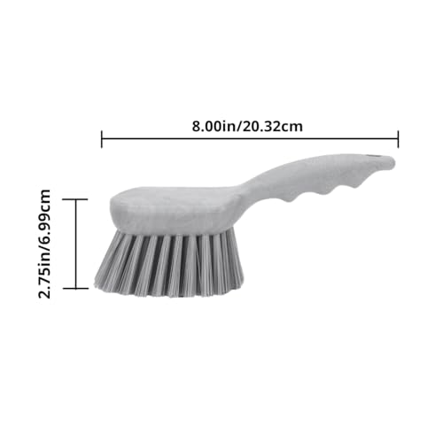 Image of SPARTA 40541EC14 Plastic Scrub Brush, Utility Brush, Kitchen Brush With Hanging Hole For Cleaning, 8 Inches, Blue, (Pack of 6)