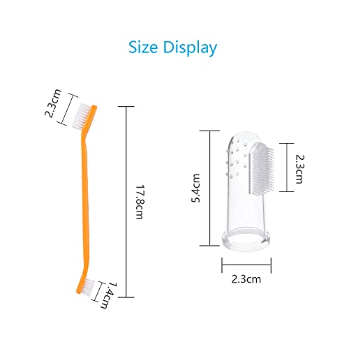 TGFIX 14PCS Spazzolino per Cani Spazzolino Denti