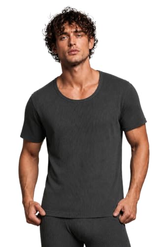 Image of Van Heusen Men's Anti-Bacterial Short Sleeve Soft Comfort Thermal Top