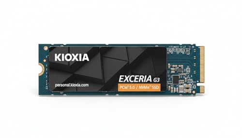 Image of KIOXIA EXCERIA G3 1TB NVMe SSD, up to 10000MB /s R, 5Y Warranty, PCIe Gen5 NVMe M.2 (2280) | Interna| Best for AI Computing and Gaming Storage TBW600