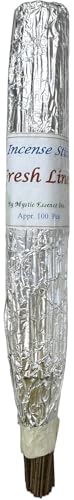 MYSTIC ESSENCE ���� Best Incense Sticks | 10" Incense Perfume�i��100�{����j (FRESH LINEN) [���s�A���i]