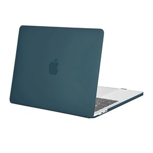 MOSISO Compatible with MacBook Pro 13 inch Case 2026 2025 2024 2023 2022-2016 M2 M1 A2338 A2289 A2251 A2159 A1989 A1706 A1708 with/without Touch Bar, Plastic Hard Shell Case Cover, Deep Teal