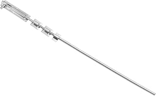 XYZOOM 32 Inch Length 201 Stainless Steel Gate Pin Latch 10.5mm Dia Drop Rod for Double Drive Gate(6a342 05a4f 623c6 e7dbd 7983a 36710