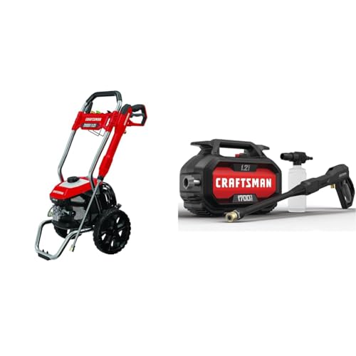 CRAFTSMAN 2100 & 1700 PSI Electric Pressure Washers with 1.2 GPM, Corded (CMEPW2100 & CMEPW1700) -  CMEPW2100, CMEPW1700