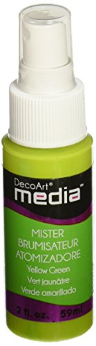 Deco Art Media Acrylic Mister, 2-Ounce, Yellow Green