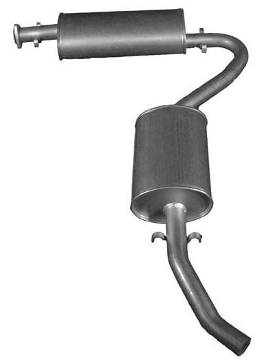 Marmitta Posteriore IZAWIT 43.007 Per SAAB 9-3 – Compatibile Con Modelli 2002-2015, Codice OE 12790735