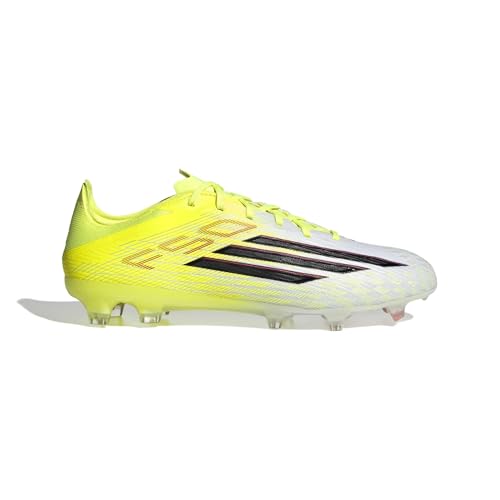 adidas ���j�Z�b�N�X ��l�p F50 Pro �t�@�[�� �O���E���h �t�b�g�{�[���u�[�c �T�b�J�[�X�p�C�N, Team Solar Yellow/Black/Lucid Red, 10 Women/9 Men